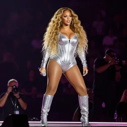 live concert of beyonce, hyper realistic, 8 k