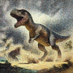 tropical Island, sandstorm, dinosaur by Frank frazetta, Tyrannosarus Rex, Action, from jurassic World (2015), from pacific rim (2013) from King kong (2005), cgsociety, ArtStation, by drew struzan, by James gurney