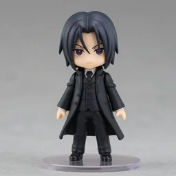 nendoroid severus snape in black suit, full body