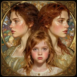 family, colin farrell with chloe grace moretz with kid, detailed faces, d & d, wet, shiny, fantasy, intricate, elegant, hyper detailed, ultra definition, photoreal, artstation, unreal engine rendered, concept art, smooth, sharp focus, illustration, art by artgerm and greg rutkowski and alphonse mucha and garis edelweiss