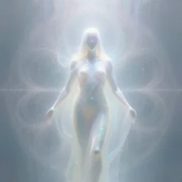 faceless, shrouded figure, powerful being, plant spirit, fractal entity, spirit guide, light being, pearlescent, shiny, glowing, ascending, aberration, weird, odd, surreal, smooth, shaman, symmetry, subtle pattern, pastel colors, ghostly, visions, visionary art, color dispersion, underwater, intricate, engraved, matte, subtle textures, hyperdimensional, sacred geometry, portal, glass