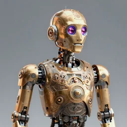 portrait of high detailed realistic droid's fancy design but made from blender - 8K with ray tracing