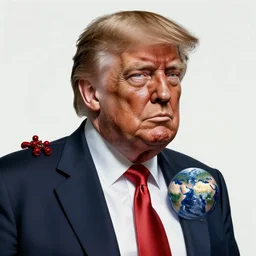 donald trump as a disgusting monster consuming the world, horror, high details, intricate details, by vincent di fate, artgerm julie bell beeple, 90s, inking, vintage 90s print, screen print