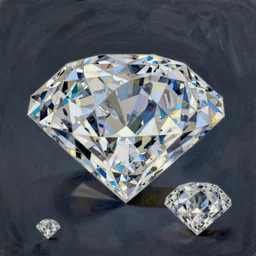 diamond still life, anime, intricate oil painting by greg rutkowski, trending on artstation