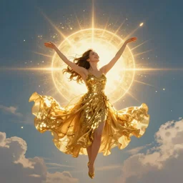 a dream of golden ascending happiness