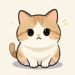 drawing cute cat