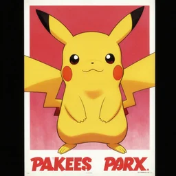 Pikachu at a 1920's comunist party propaganda poster, artwork made my norman rockwell