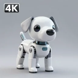 A robot dog, 4k