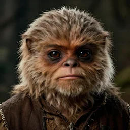hyperrealistic mixed media image of matt damon disguised as an ( ( ewok ) ), stunning 3 d render inspired art by istvan sandorfi and greg rutkowski, perfect facial symmetry, realistic, highly detailed attributes and atmosphere, dim volumetric cinematic lighting, 8 k octane extremely hyper - detailed render, post - processing, masterpiece,