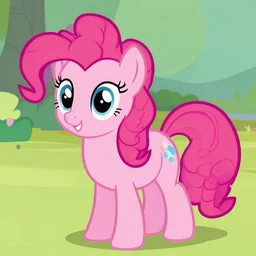 pinkie pie from my little pony as a dog