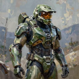 enviroment concept art for halo 5, oil painting by jama jurabaev, extremely detailed, brush hard, artstation, for aaa game, high quality, brush stroke