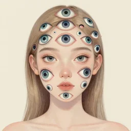 a girl with many eyes by alex grant