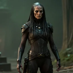 a still of yautja in the matrix, hd shot, artstation