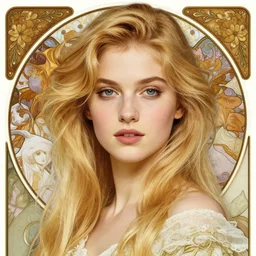 beautiful portrait of blonde gianna michaels, by magali villeneuve and greg rutkowski and artgerm and alphonse mucha, intricate, elegant, highly detailed, photorealistic, trending on artstation, trending on cgsociety, 8 k, sharp focus