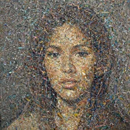 Photorealism incarnate, photorealistic photographic painting