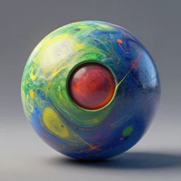 chrome mercury blob 3 d in art studio, photorealistic render by jackson pollock