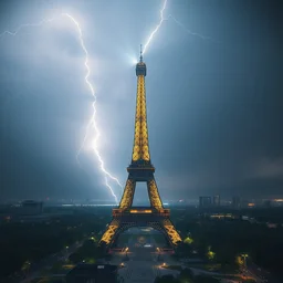 an upshot of the eiffel tower, realistic, matte painting, trending artstation, octane render, cinematic lightning, 8 k