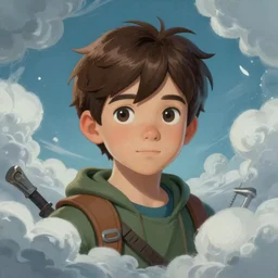 An epic fantasy comic book style portrait painting of a young boy surrounded by lightning and power,  unreal 5, DAZ, hyperrealistic, octane render, cosplay, RPG portrait, dynamic lighting