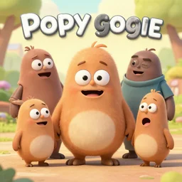 poopy googie, the silly family - friendly grimblo