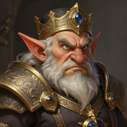 portrait of an angry dwarf, deep focus, intricate, elegant, regal, highly detailed, digital painting, artstation, concept art, matte, sharp focus, illustration, d & d, fantasy, hearthstone, art by artgerm and greg rutkowski and alphonse mucha