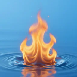 fire and water combined, real