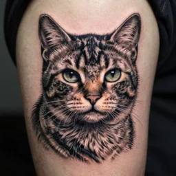 i tattooed this cat earlier look at all the good i do, by salvador dali, intricate, hd