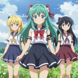 touhou girls trending on pixiv