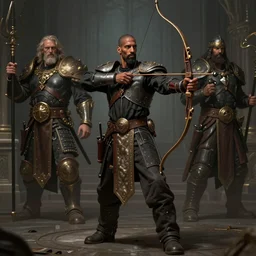 snoop dogg as an archer, short beard, grumpy, Ivan Aivakovsky, Boris Vallejo, epic fantasy character art, D&D Concept Art, magic the gathering art, full length, ultra Realistic, Regal, Refined, Detailed Digital Art, Exquisite detail, post-processing, masterpiece, Cinematic Lighting, Unreal Engine, 8k, HD