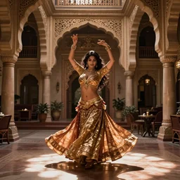 cinematography belly dancers in decadent Hotel in India by Emmanuel Lubezki