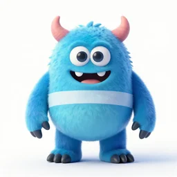 monster inspired by the pansexual flag