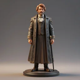rasputin as a figurine, artstation, 8k, studio, light