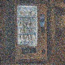 in a dark alley at night a vending machine sells puppies only visible by the light from the vending machine.