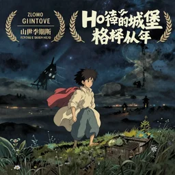 the night sky in the studio ghibli film howl's moving castle
