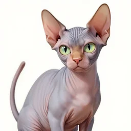 sphynx cat as goku by akira toriyama, 8 k,