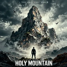 movie poster for the holy mountain 4 k photorealism