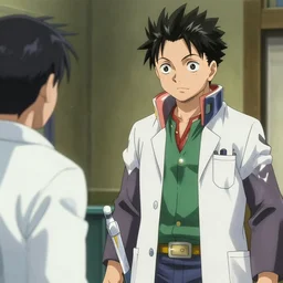 fullmetal alchemist : brotherhood scene of ron swanson is the doctor