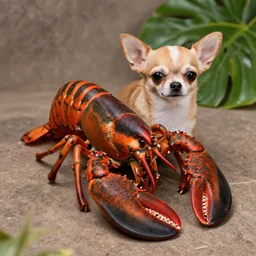tropical rock lobster chihuahua