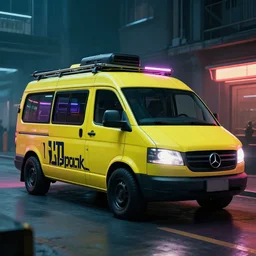 cyberpunk version of ( a team van )