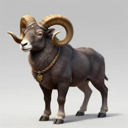 george s patton as a ram, fantasy concept art, trending on furaffinity
