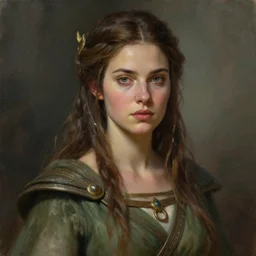 perfectly - portrait of a beautiful female druid netflix character, intricate, highly detailed, digital painting, loose brush strokes, realistic shaded lighting, artstation, concept art, smooth, sharp focus, illustration, realism, oil painting, unreal engine 5, 8 k, art by peter mohrbacher and and sam spratt and dave rapoza