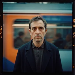 kodak portra 4 0 0, wetplate, muted colours, 2 0 0 mm lens, 1 9 3 0 s award winning colour portrait deep insight inside a train station in london by saul leiter, insanely detailed, insanely intricate, depth of field, motion blur, blueberry teal orange colours
