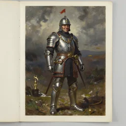 asset sheet, material study ( caricature ) imperial guard ( hyperrealistic surrealist style oil painting ) happy foreboding