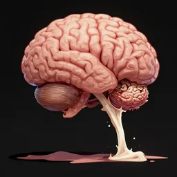 zomibes eating human brain, artstation, digial art, beeple