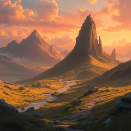 landscape, concept art, behancehd, art ambientocclusion
