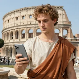 hurgus burgus ancient rome, julius yeezer lost his iphone, by michelangelo