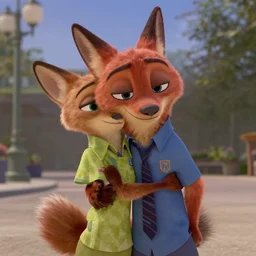 film still from Zootopia (2016) in the style of Chinatown (1974)