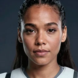 first shot of alicia keys in star wars reboot, directed by michael bay, ( eos 5 ds r, iso 1 0 0, f / 8, 1 / 1 2 5, 8 4 mm, postprocessed, crisp face, facial features )