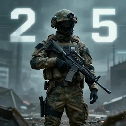 a soldier in 2 0 3 5, a style of cyberspace