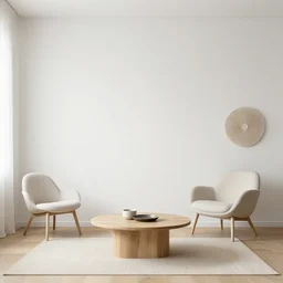 a minimalist nordic interior design at the camera 8 k