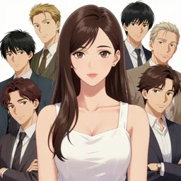 jennifer connelly as a beautiful anime girl by wlop and greg rutkowski and and stanley artgerm lau, and rossdraws, and james jean and andrei riabovitchev and marc simonetti and yoshitaka amano, hourglass slim figure, intricate details ; soft lighting ; high definition ; sharp focus ; digital art